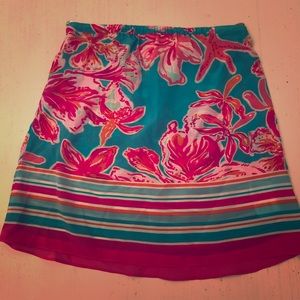 Odessa silk strapless top